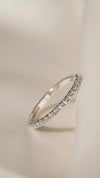 Fallon Half Eternity Ring Sterling Silver