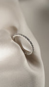 Fallon Half Eternity Ring Sterling Silver