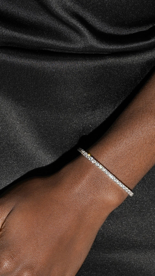Francine Tennis Bracelet Sterling Silver