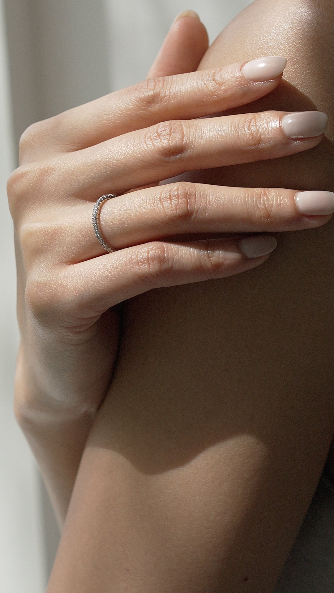 Fallon Half Eternity Ring Sterling Silver