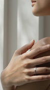 Fallon Half Eternity Ring Sterling Silver