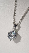 Fiona Pendant 9K White Gold