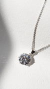 Fiona Pendant 9K White Gold