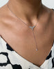 Fleur Necklace 9K White Gold