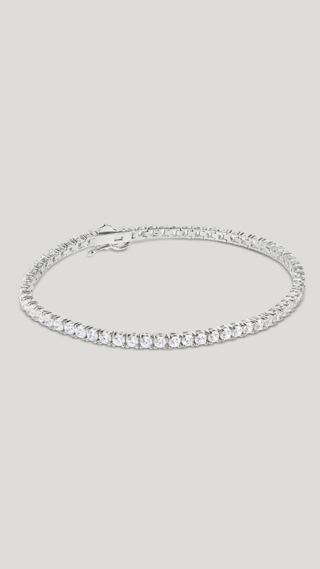 Francine Tennis Bracelet Sterling Silver