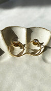 Gaea Hoop Earrings Gold Vermeil