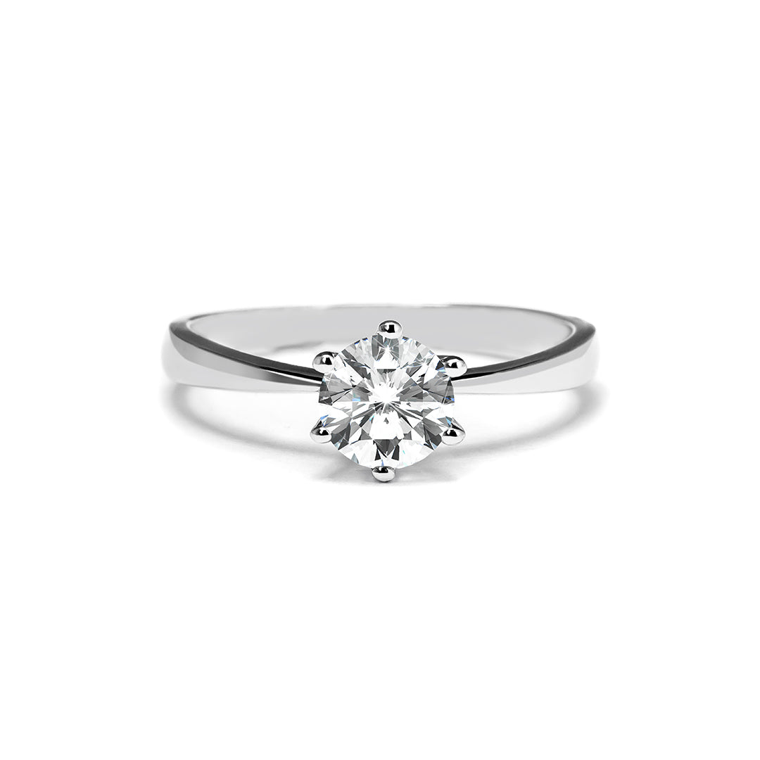 Gaia Ring 18K White Gold