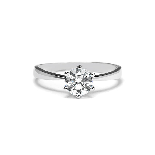 Gaia Ring 0.51ct 18K White Gold