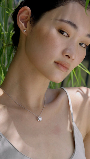 Irene Studs 18K White Gold