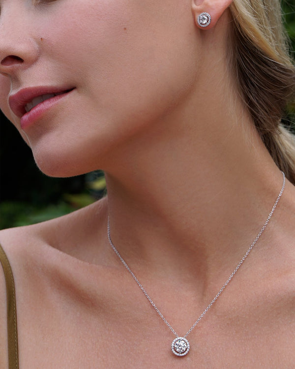Cory Necklace 0.39ct 18K White Gold