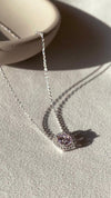 Gwen Pink Necklace Sterling Silver