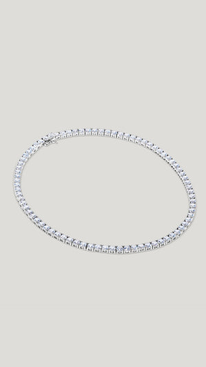 Jaden Line Necklace Sterling Silver