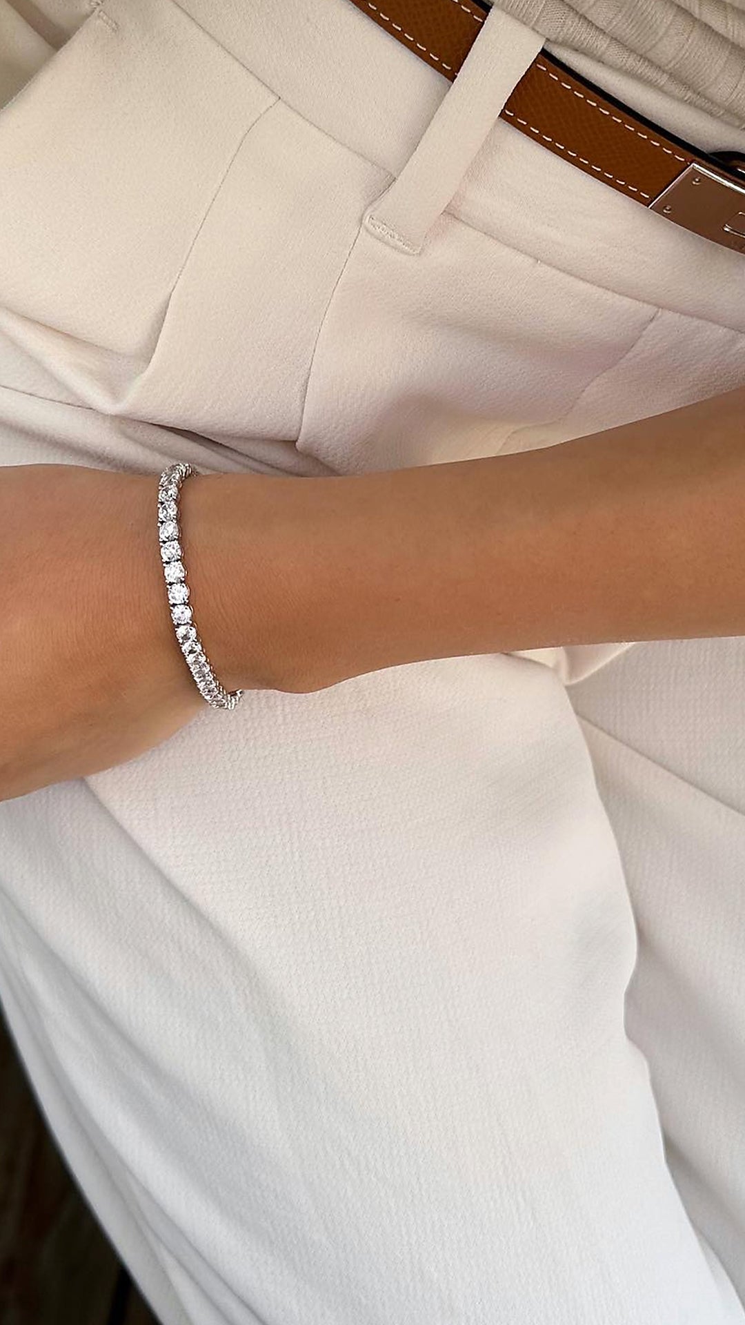 Hailey Tennis Bracelet Sterling Silver