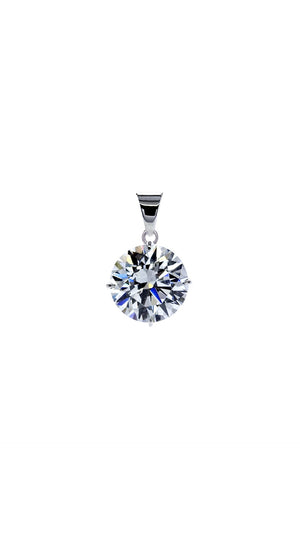 Hazel Pendant 9K White Gold