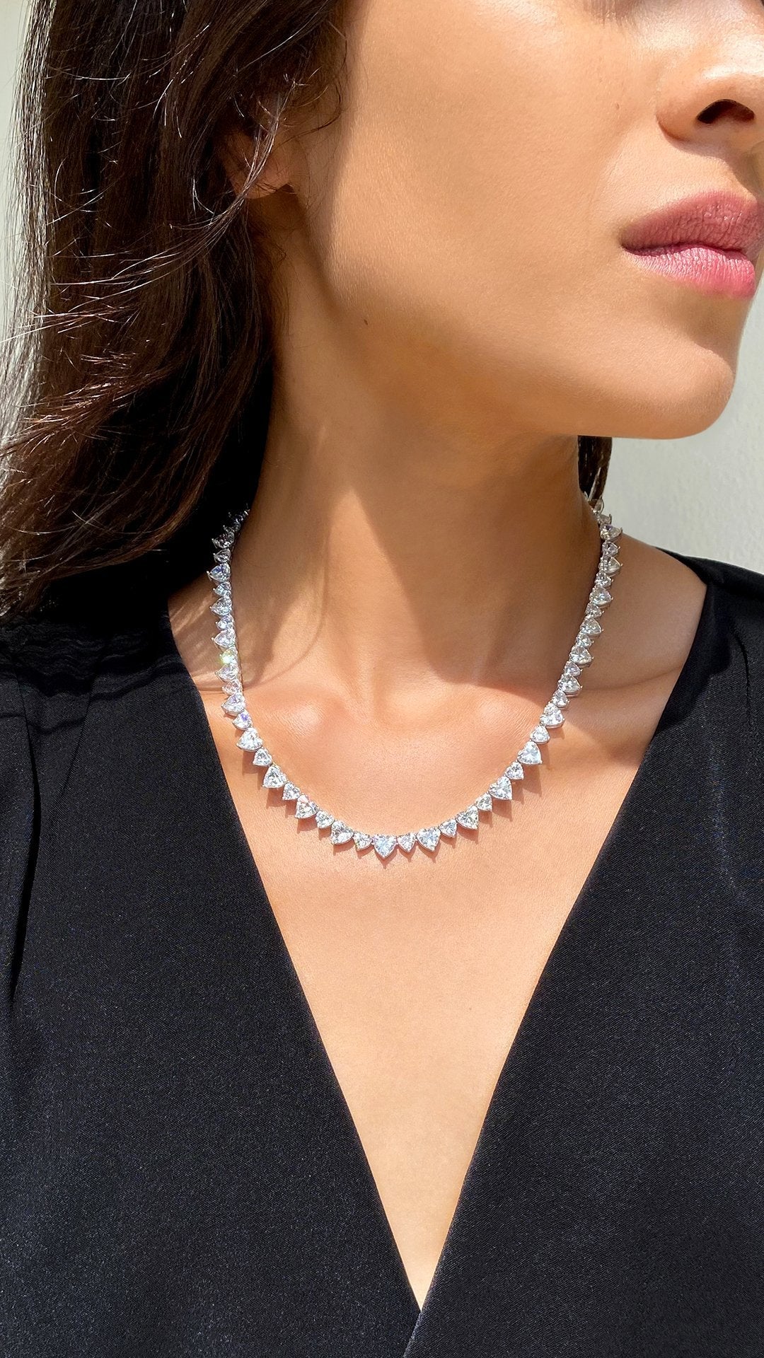 Camden Line Necklace Sterling Silver