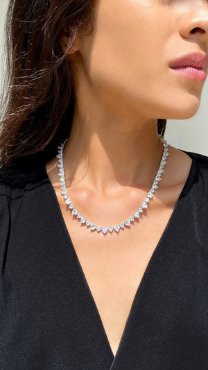 Camden Line Necklace Sterling Silver