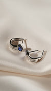 Jaia Sapphire Earrings Sterling Silver