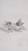 Kira Stud Earrings 9K White Gold