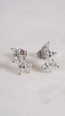 Kira Stud Earrings 9K White Gold