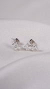 Kira Stud Earrings 9K White Gold
