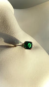 Leyton Flanders Emerald Ring Sterling Silver