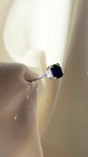 Leyton Sapphire Flanders Ring Sterling Silver