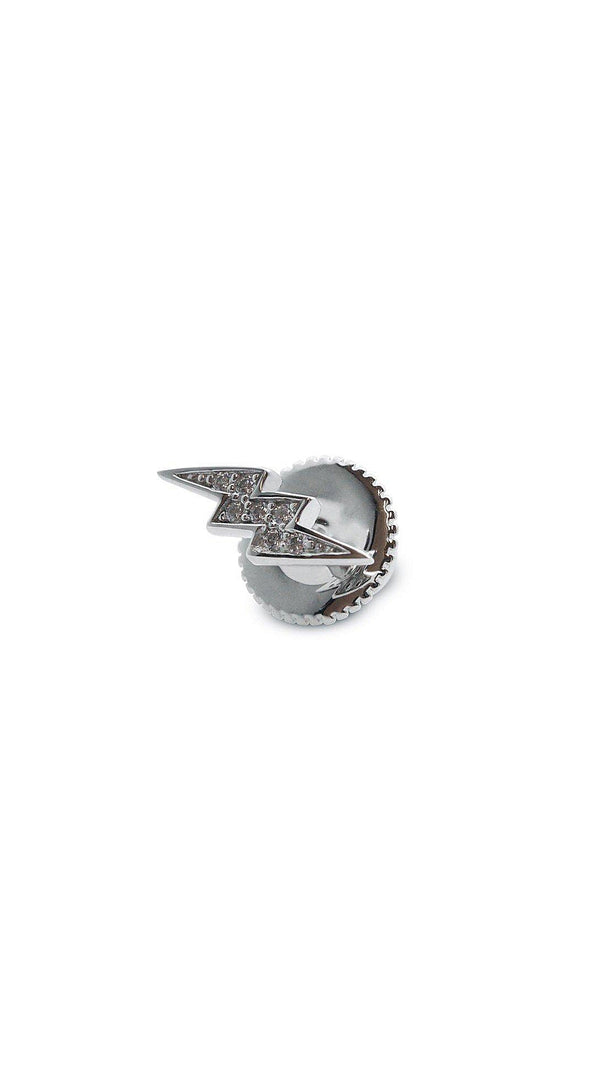 Lightning Stud Earring Sterling Silver
