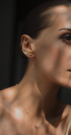 Livia Ear Climber 18K Gold Vermeil