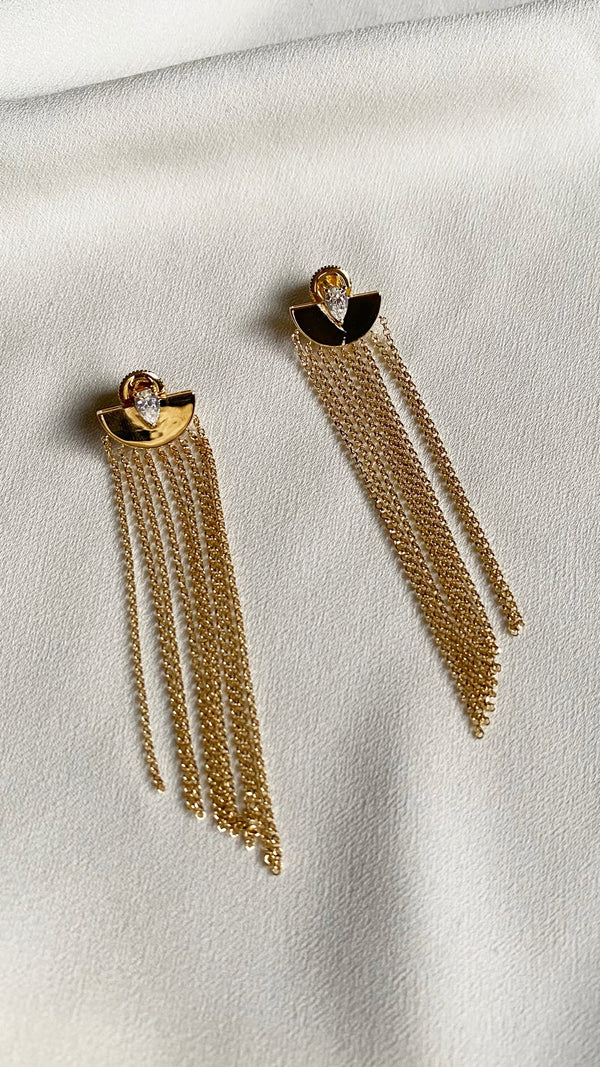 Maia Earrings Gold Vermeil