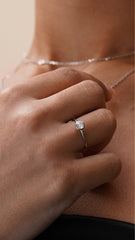 Maisie Ring 9K White Gold