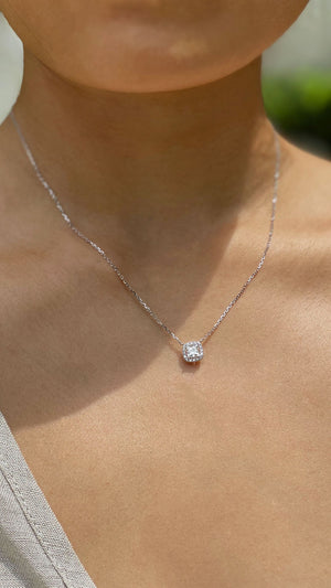 Maura Necklace 0.54ct 18K White Gold