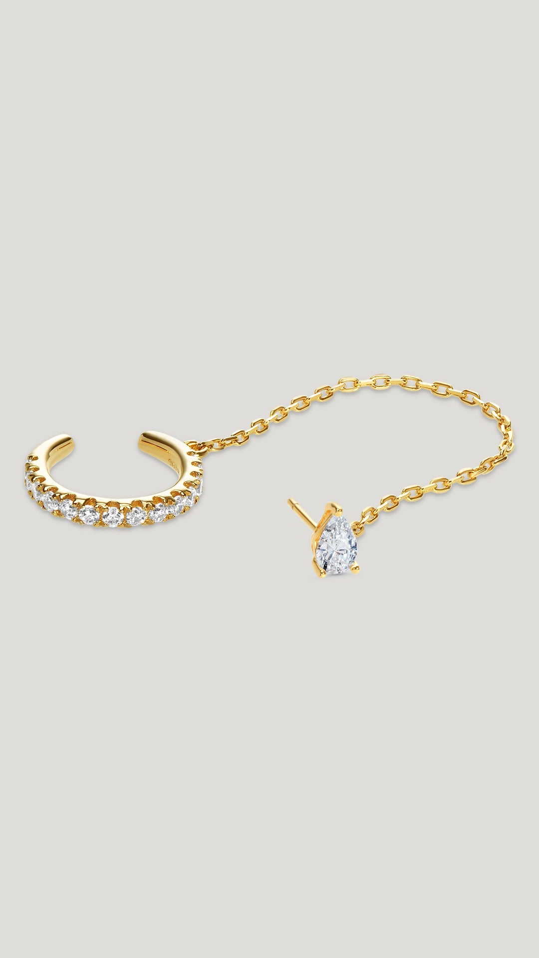 Mira Ear Cuff Extender Gold Vermeil