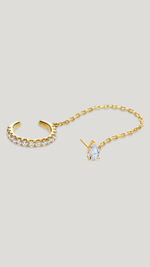 Mira Ear Cuff Extender Gold Vermeil
