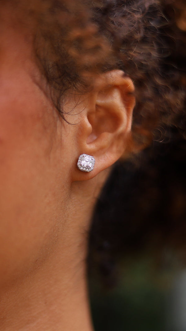Misha Stud Earrings Sterling Silver