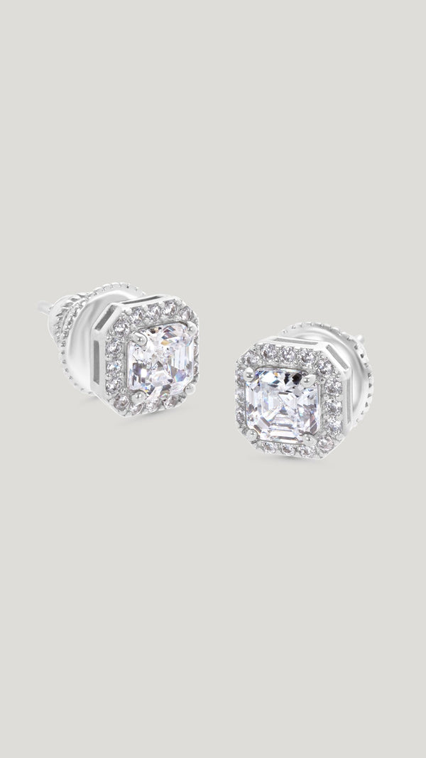 Misha Stud Earrings Sterling Silver