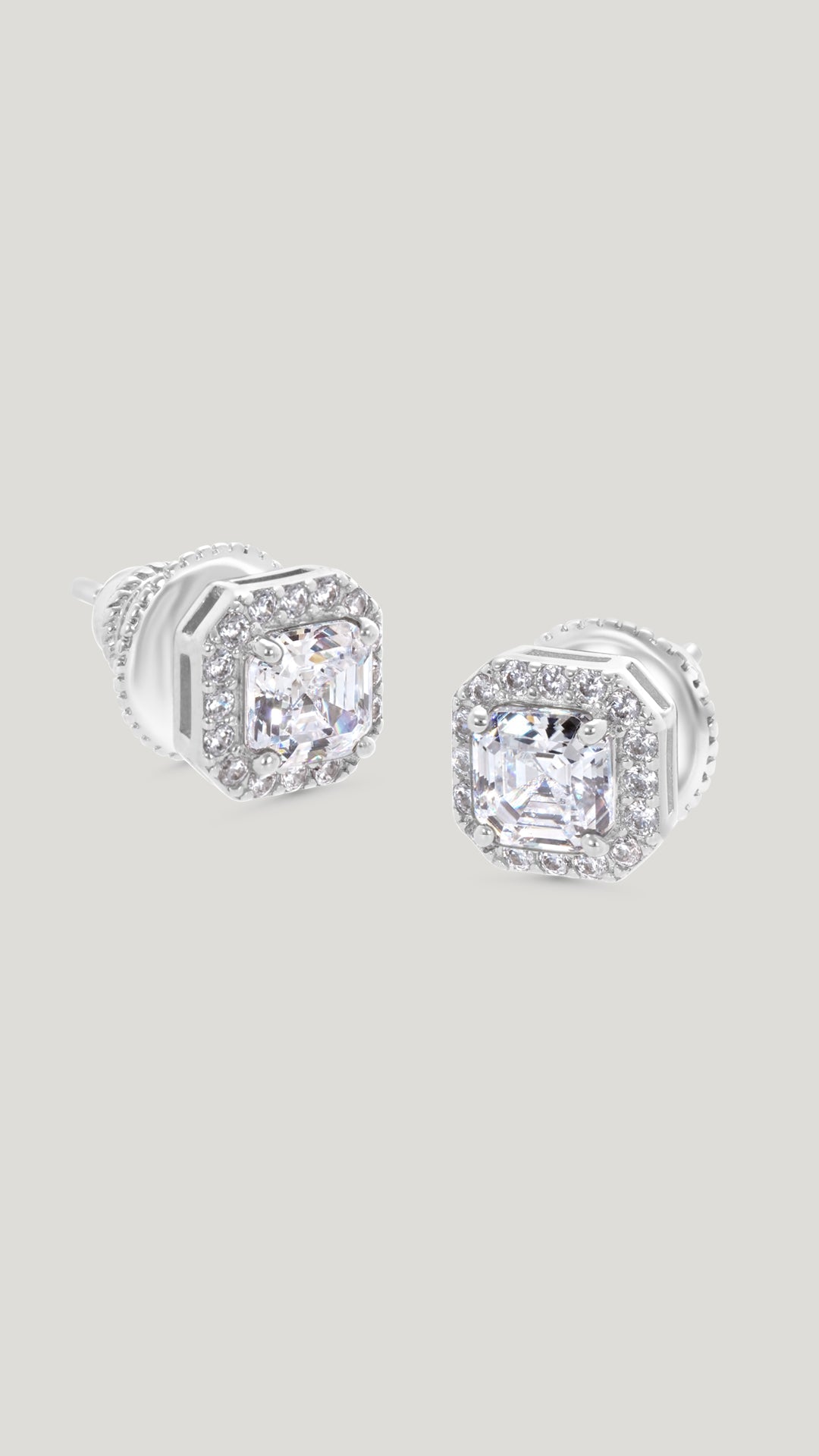 Misha Stud Earrings Sterling Silver