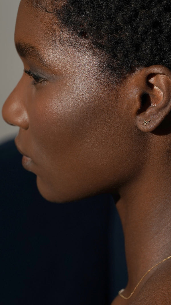 Miyu Stud Earring 9K Yellow Gold