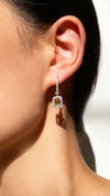 Moxie Yellow Earrings Sterling Silver