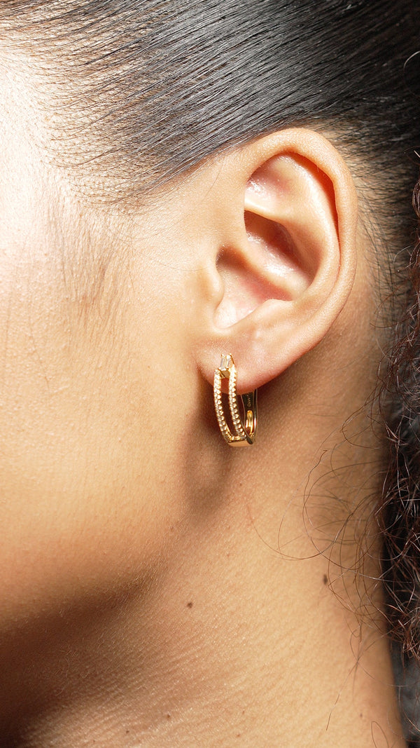 Myla Earrings 18K Gold Vermeil