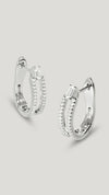Myla Hoop Earrings Sterling Silver