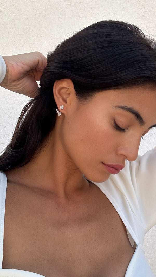 Navis Ear Jacket Earrings Sterling Silver