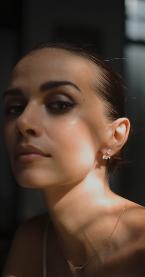Navis Ear Jacket Earrings Gold Vermeil