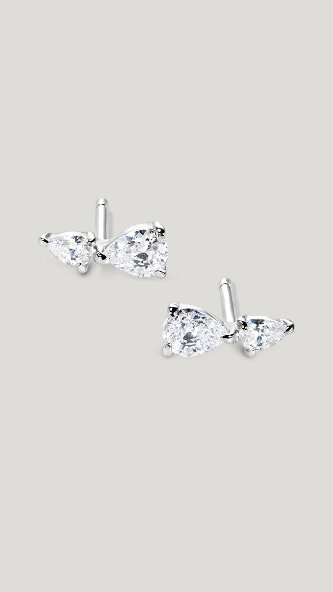 Zeta Stud Earrings Sterling Silver