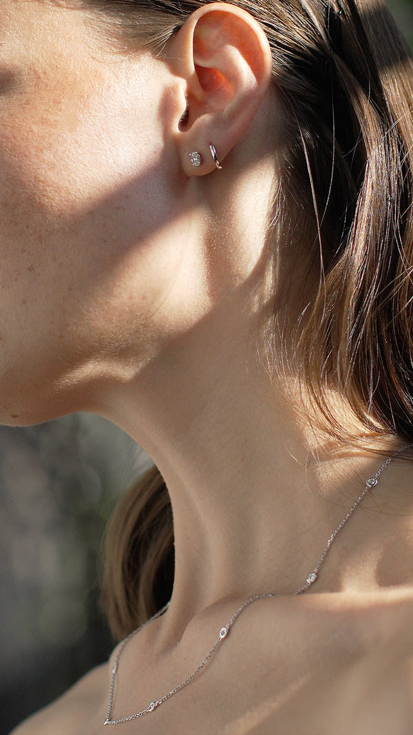 Petra Necklace 18K White Gold