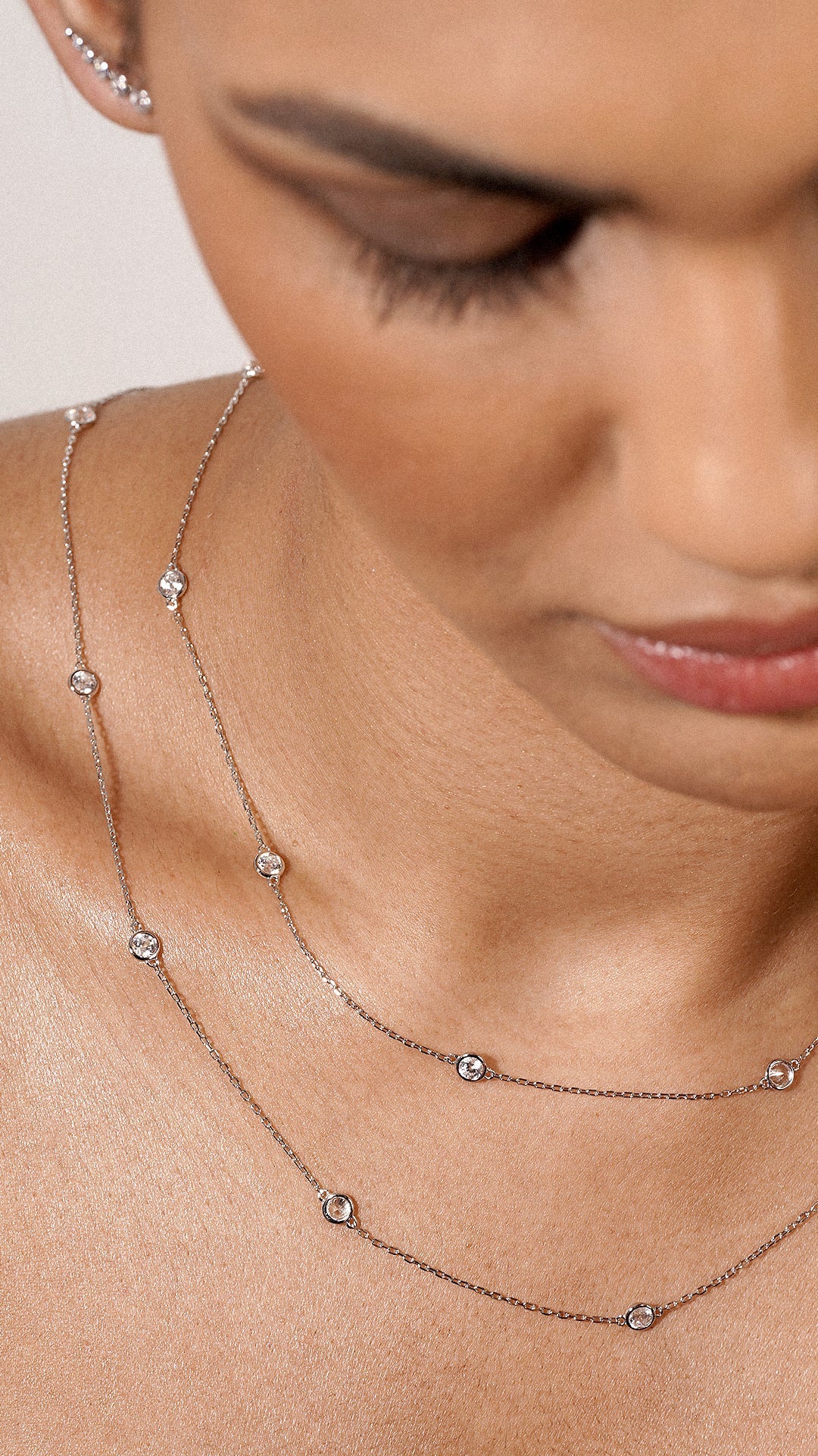 Petra Necklace Sterling Silver