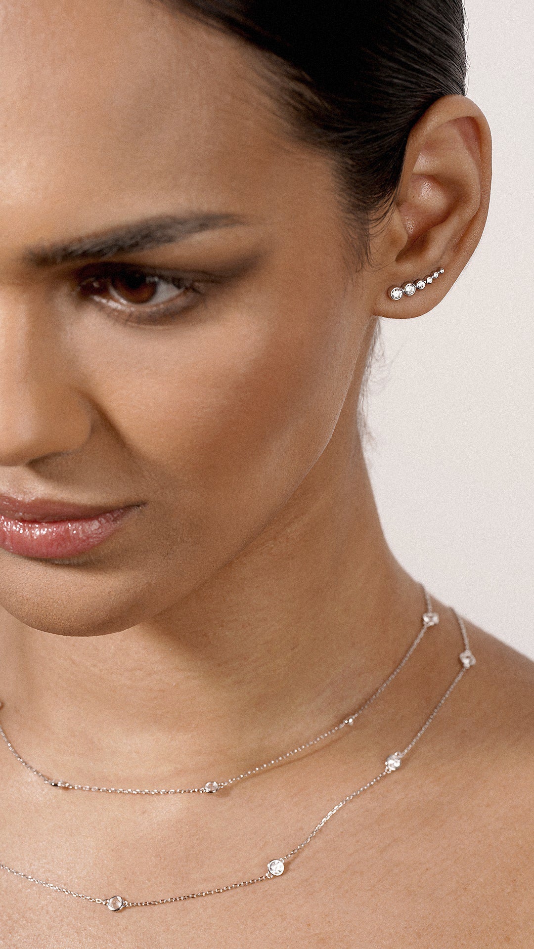 Petra Necklace Sterling Silver