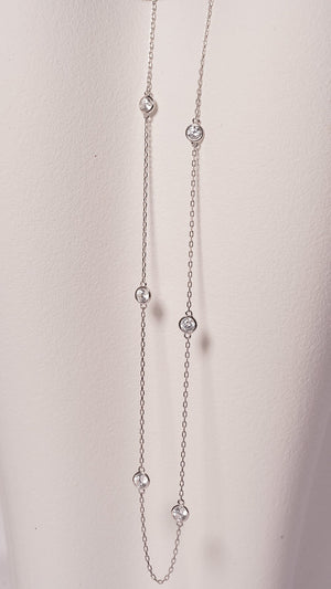 Petra Necklace Sterling Silver