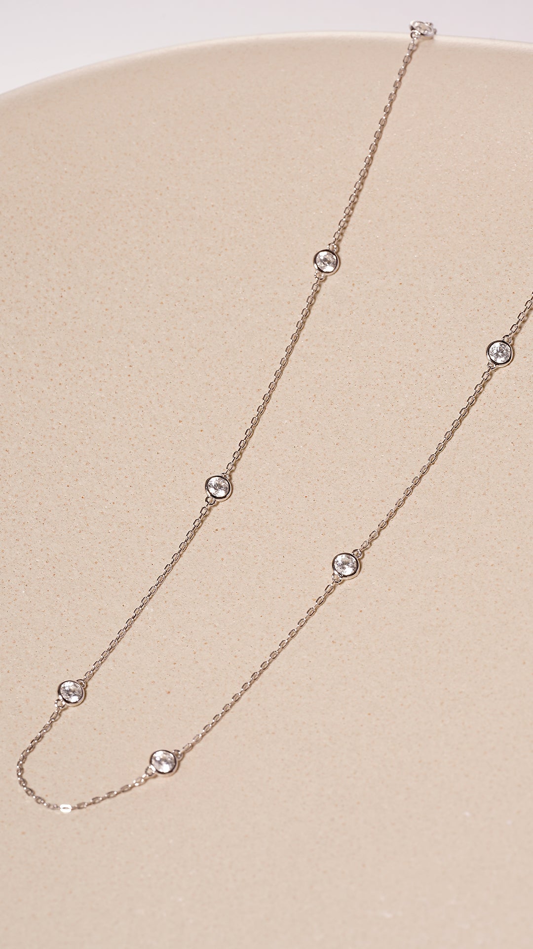 Petra Necklace Sterling Silver