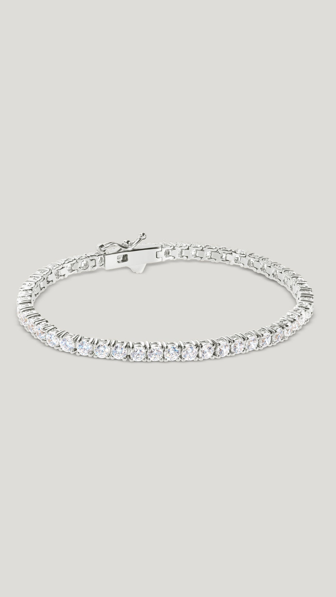 Vianne Tennis Bracelet 9K White Gold