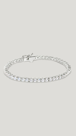 Vianne Tennis Bracelet 9K White Gold